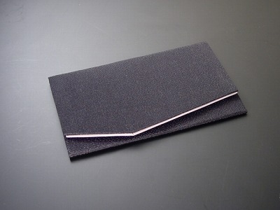 ちりめん金封ふくさ (1．黒)の画像