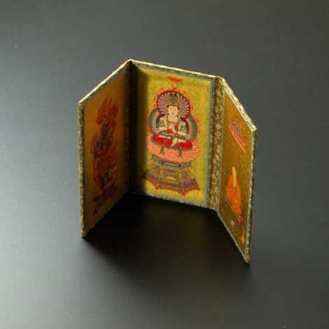 超小型3つ折り本尊（真言宗むけ）の画像