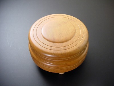 木鉦（もくしょう） 桜製 丸木鉦 4.5寸の画像