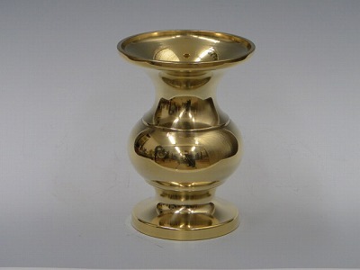 丸型花立て（磨き）　4.5寸 の画像