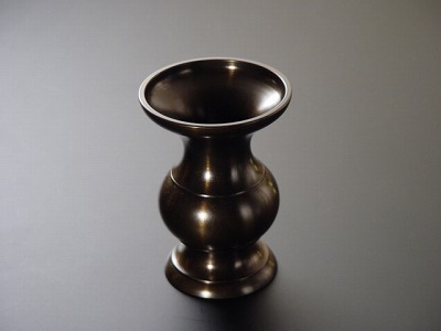 丸型花立て（色付き）　3.5寸 の画像