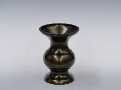 丸型花立て（色付き）　4寸 の画像