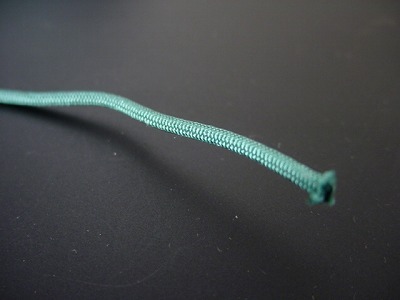 数珠用正絹紐8番（青緑）　1ｍ当たり画像
