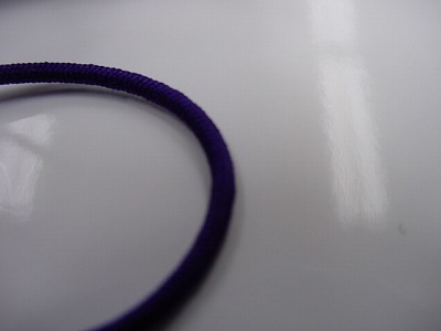 数珠用正絹紐10番（古代紫）　1ｍ当たり画像