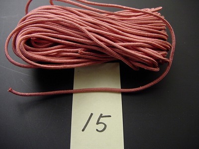 数珠用正絹紐15番（灰桜色）　1ｍ当たりの画像