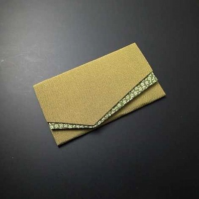 金封ふくさ（S印）　小桜　利休色-Hの画像