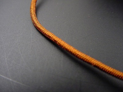 数珠用正絹紐21番（すこし濃いめの茶色）　1ｍ当たり画像