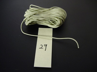 数珠用正絹紐29番（淡い若草色）　1ｍ当たりの画像