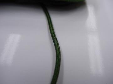 数珠用正絹紐32番（濃い緑色）　1ｍ当たり画像