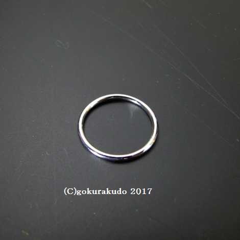 曹洞宗数珠用の環（銀環）　7分 画像