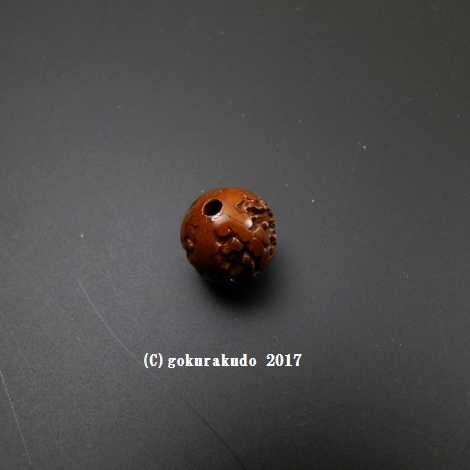 金剛菩提樹12ｍｍ玉（主玉、貫通穴）1個あたりの画像