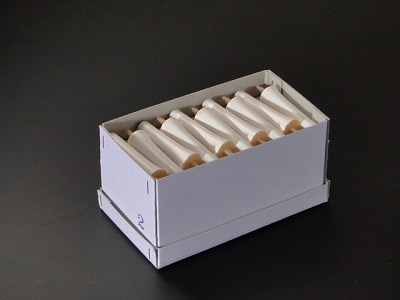 和蝋燭（和ローソク）　いかり型　2号白　１箱（50本入）の画像