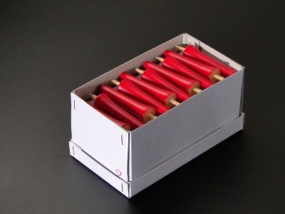 和蝋燭（和ローソク）　いかり型　2号赤　１箱（50本入）の画像