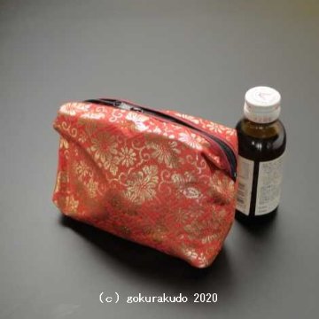 西陣織金襴ポーチ G-1(H)　赤系画像
