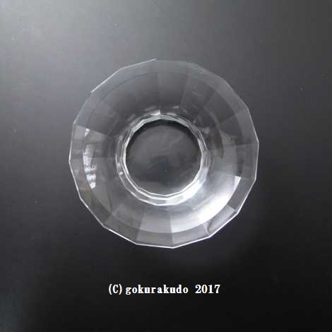 クリスタルガラス供物皿（一個あたり）画像