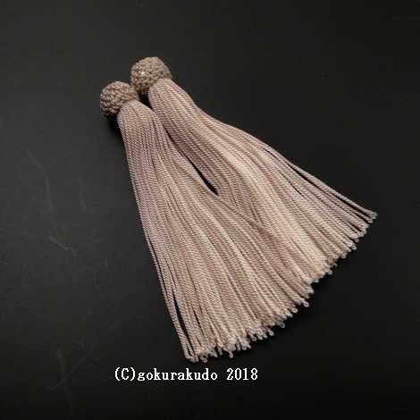 正絹頭付き房 軸無し ｃ-24番 2.5匁の画像