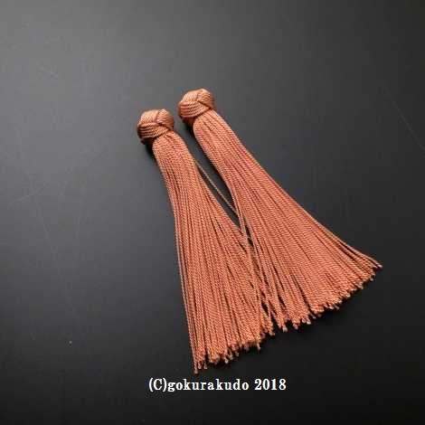 花かがり房軸無し（9黄丹色-n）2.5匁の画像