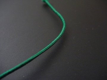 数珠用正絹紐 細紐 Ｄ緑　1ｍ当たり画像
