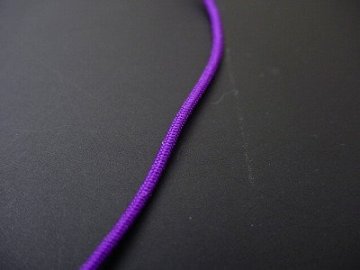 数珠用正絹紐 細紐 Ｇ紫　1ｍ当たり 画像