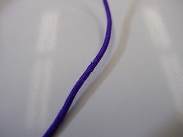 数珠用正絹紐 細紐 Ｇ紫　1ｍ当たり 画像