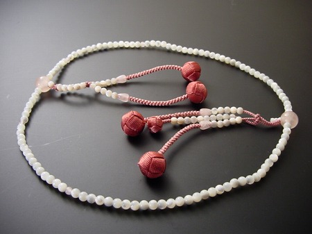 （数珠修理）日蓮宗・法華宗本連利休房　８寸の画像