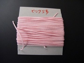 数珠用中糸 1mあたり（ピンク）5号画像