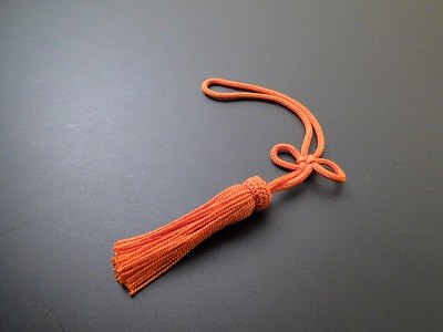 房（正絹朱色）　磬（けい）ばい用の画像