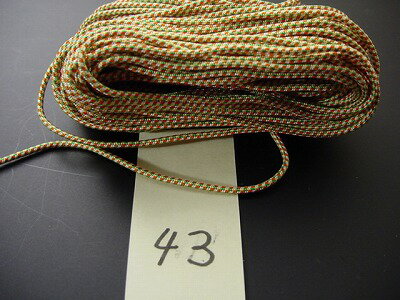 数珠用正絹紐43番(多種類の色混じり、明るめ)1ｍ当たり の画像