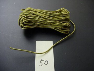 数珠用正絹紐50番(緑と黄色)1ｍ当たり 画像