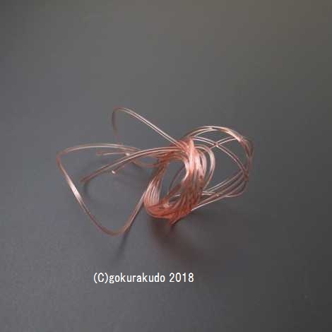 腕輪用　ピンクゴム　直径０．８ｍｍ の画像