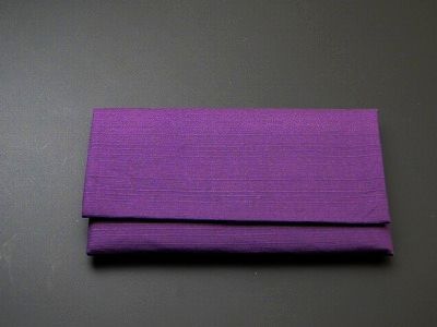 数珠入れ 紬（つむぎ）（大）(4.紫色)s 画像