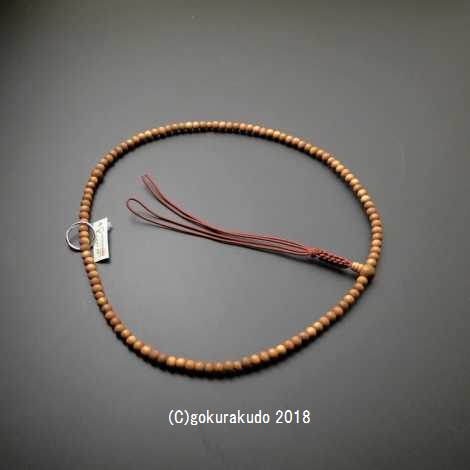 数珠 曹洞宗 総素引き正梅 尺 正絹紐房の画像