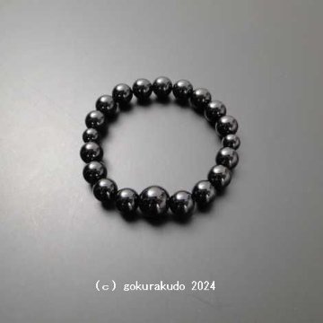 数珠 ブレス ブラックオニキス10mm玉画像