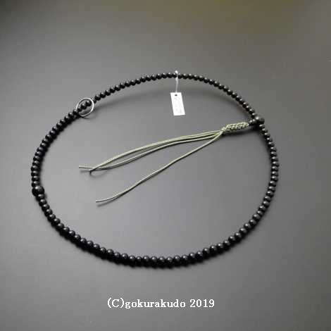 数珠 曹洞宗 総黒檀 尺の画像