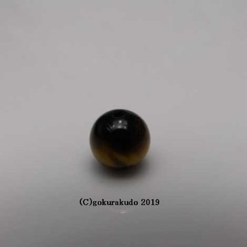 虎目石の主玉 （穴-穴）約8mm　一個当たり画像