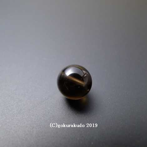 茶水晶の主玉 （穴-穴）約8mm　1個当たり画像