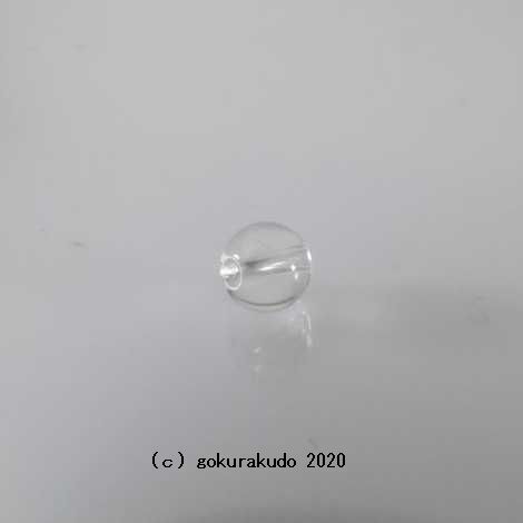 透明水晶の主玉 （穴-穴）約7mm　1個当たり画像