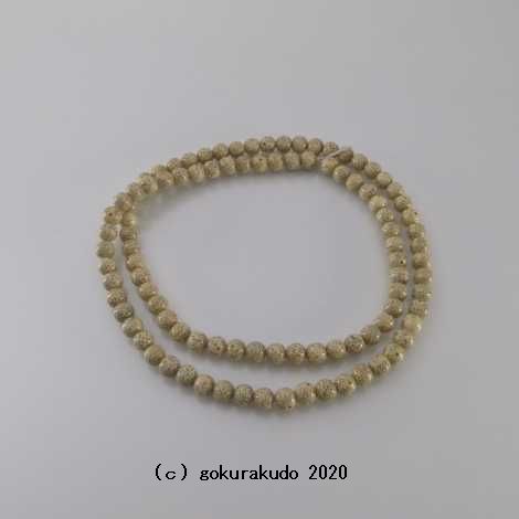 星月菩提樹　尺3玉　108個セット　仮通しの画像