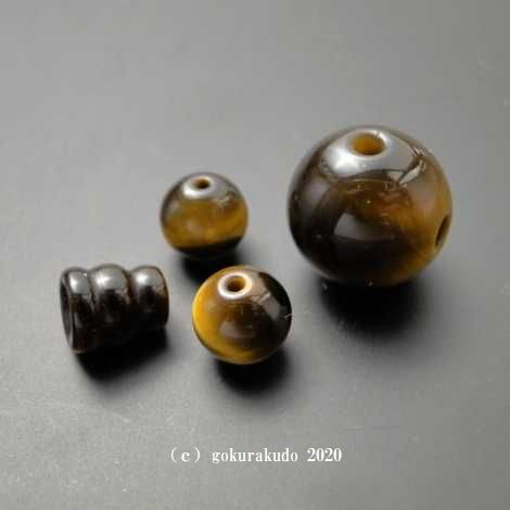 虎目石の（親・２天・ぼさ）、22玉用部品セットの画像