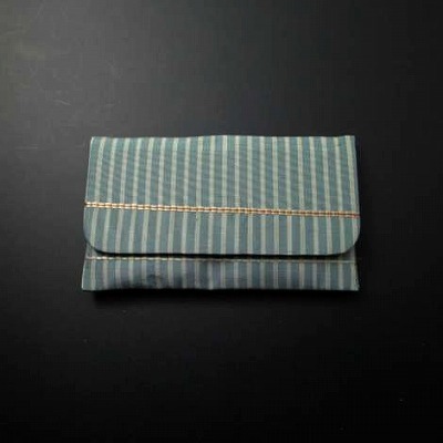 正絹古代裂数珠入れ（S印）朝倉間道-Hの画像