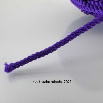 数珠用中糸  1mあたり（紫）4号 画像