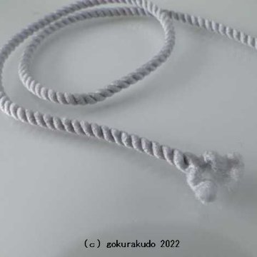 数珠用中糸  1mあたり（グレー）3号 画像