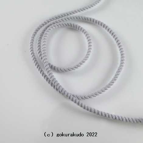 数珠用中糸  1mあたり（グレー）4号 の画像
