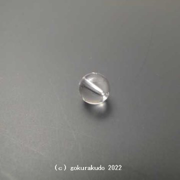 透明水晶の主玉 （穴-穴）約8mm　1個当たり画像