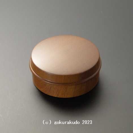 香合（お香入れ） 桜製切立香合　2.5寸（ネジ付き）-（台湾製）画像