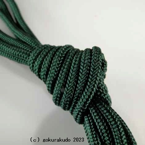 半袈裟用の替え紐のみ（濃い緑色）画像