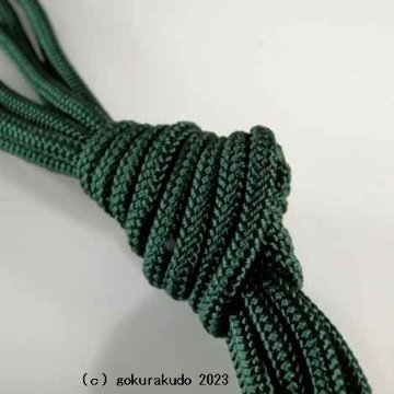 半袈裟用の替え紐のみ（濃い緑色）画像