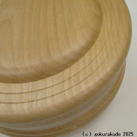 木鉦 紅葉（楓）製、丸木鉦 尺２の画像