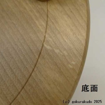 木鉦 紅葉（楓）製、丸木鉦 尺２の画像