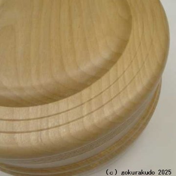 木鉦 紅葉（楓）製、丸木鉦 尺２の画像